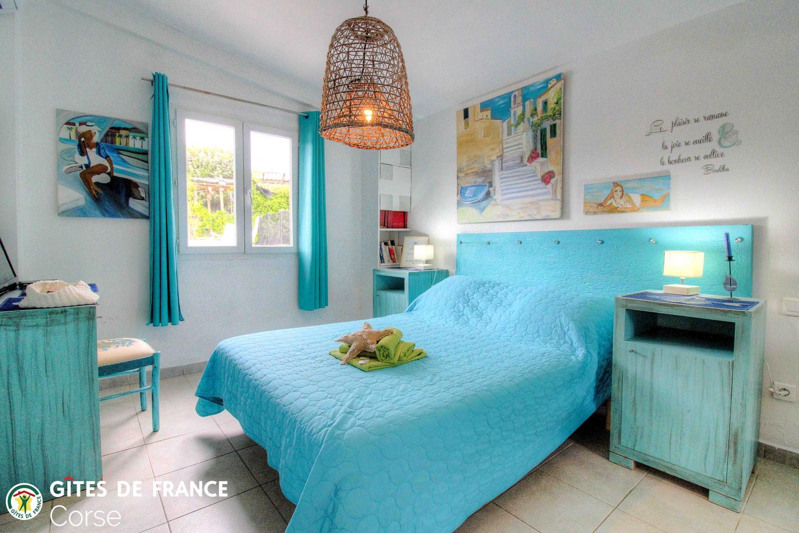 Chambre d'Hôtes à Pianotoli Caldarello - le sud Corse - labellisé Gîtes de France : La chambre photo 0
