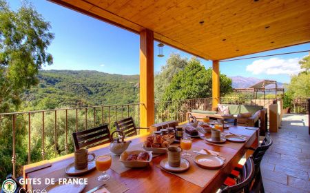 Chambres d'hôtes à Vallecalle, Grand Bastia, Haute-Corse, labellisées Gîtes de France : terrasse du niveau -2 N ° bed and Breakfast58171 Vallecalle - Corse - Chambres d'hôtes à Vallecalle, Grand Bastia, Haute-Corse, labellisées Gîtes de France : terrasse du niveau -2