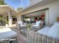 Chambre d'hôtes à Sainte-Lucie de Porto-Vecchio, le Sud Corse :la terrasse commune Chambre d'hôtes à Sainte-Lucie de Porto-Vecchio, le Sud Corse :la terrasse commune