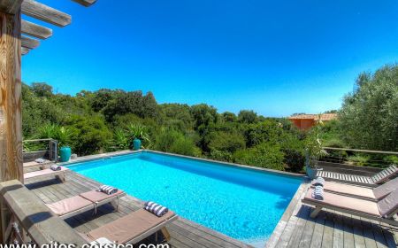 Chambre d'hôtes à Sainte-Lucie de Porto-Vecchio, le Sud Corse : la piscine N ° bed and Breakfast21691 Sainte lucie de porto vecchio - Corse - Chambre d'hôtes à Sainte-Lucie de Porto-Vecchio, le Sud Corse : la piscine