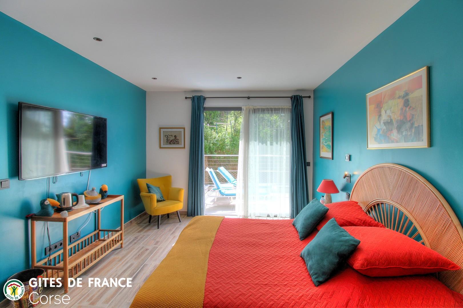 Chambre d'hôtes à Sainte-Lucie de Porto-Vecchio, le Sud Corse :la chambre 4 photo 38