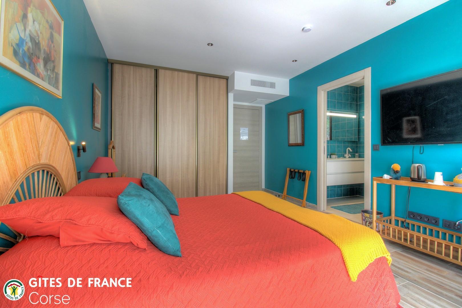 Chambre d'hôtes à Sainte-Lucie de Porto-Vecchio, le Sud Corse :la chambre 4 photo 39